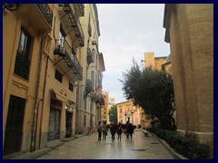 Carrer de Micalet, cathedral to the right